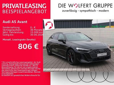 Neu Audi A5 S-Line 367 PS (269 kW) 2025 Mythosschwarz metallic Kombi