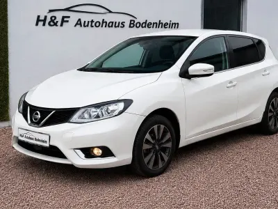 Gebraucht Nissan Pulsar Acenta 116 PS (85 kW) 2015 Weiß Kleinwagen
