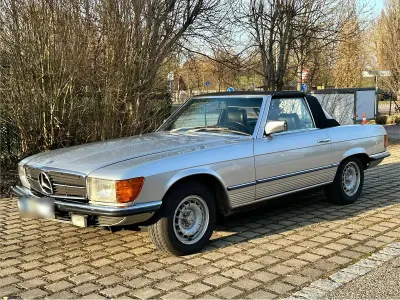 Gebraucht Mercedes SL280 185 PS (136 kW) 1983 Silber Cabrio