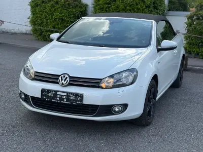 Gebraucht VW Golf Cabriolet Life 140 PS (102 kW) 2014 Weiß Cabrio