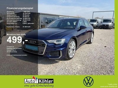 Usata Audi A6 S-Line 286 CV (210 kW) 2020 Blu Station wagon