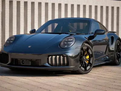 Neu Porsche 911 Turbo S 711 PS (522 kW) 2026 Schwarz Coupé