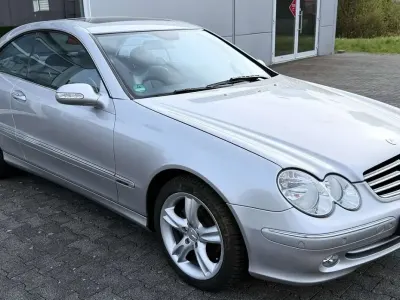 Brugt Mercedes CLK200 Avantgarde 163 HK (119 kW) 2005 Sølv Coupe