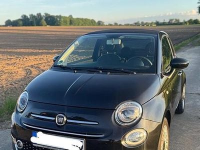 Używany Fiat 500 69 KM (50 kW) 2018 Czarny Kabriolet