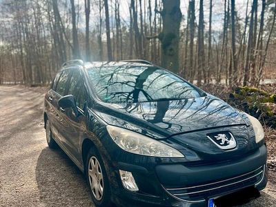 Gebraucht Peugeot 308 SW 109 PS (80 kW) 2008 Schwarz Kombi