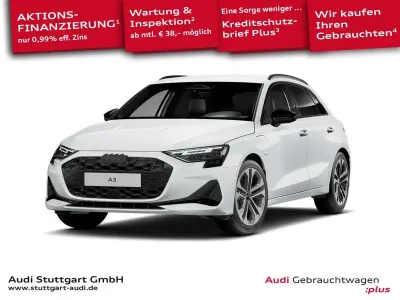 Gebraucht Audi A3 Advanced 204 PS (150 kW) 2025 Gletscherweiß metallic Limousine