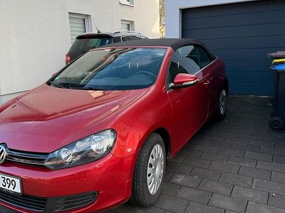 Gebraucht VW Golf Cabriolet 105 PS (77 kW) 2013 Rot Cabrio