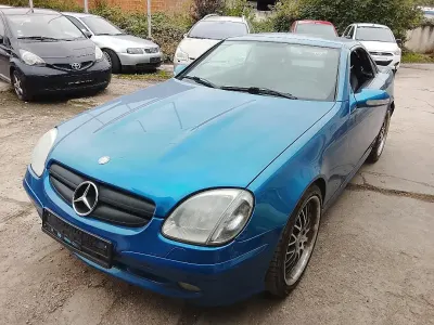 Brugt Mercedes SLK320 220 HK (161 kW) 2001 Blå Cabriolet
