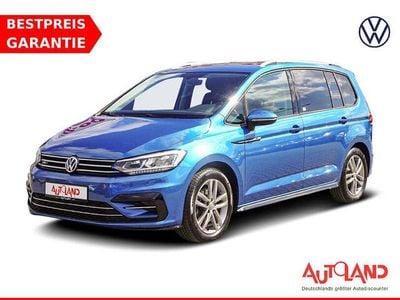 Usata VW Touran R-line 150 CV (110 kW) 2019 Blu Monovolume