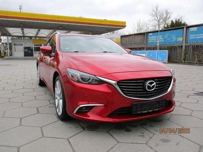 Gebraucht Mazda 6 Nakama 150 PS (110 kW) 2017 Rubinrot metallic Kombi