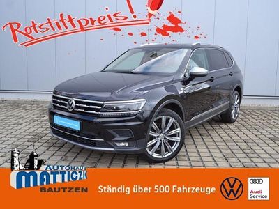 Schwarz (deep black perleffekt) Gebraucht 2018 VW Tiguan Allspace Highline SUV | 28.439 € (Fairer Preis)