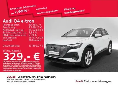 Gebraucht Audi Q4 e-tron Sport 125 kW (170 PS) 2023 Gletscherweiß metallic SUV