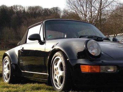 Schwarz Gebraucht 1992 Porsche 964 Cabrio | 120.000 €