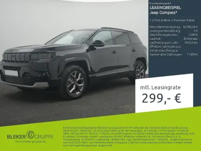 Neu Jeep Compass 145 PS (106 kW) 2026 Schwarz SUV