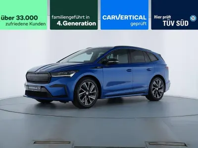 Gebraucht Skoda Enyaq iV SportLine 194 kW (265 PS) 2022 Blau SUV
