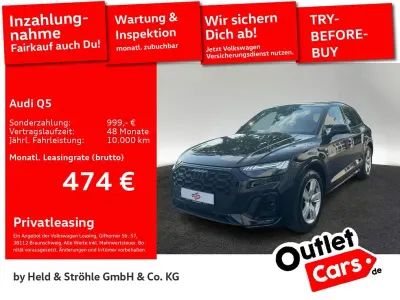 Gebraucht Audi Q5 S-Line 299 PS (219 kW) 2022 0e mythosschwarz metallic SUV