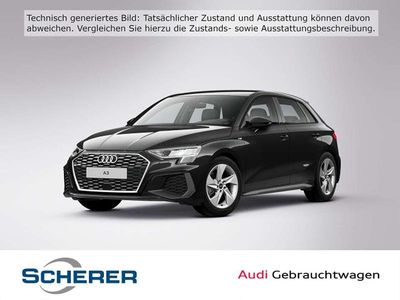 Mythosschwarz metallic (metallic) Gebraucht 2023 Audi A3 Basis Limousine | 28.350 € (Etwas zu teuer)