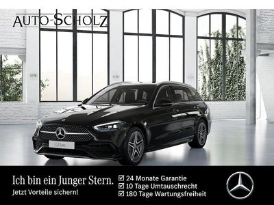 Schwarz Gebraucht 2025 Mercedes C300 AMG Limousine | 43.792 € (Superpreis)