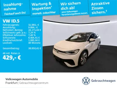Brugt VW ID.5 Pro 127 kW (174 HK) 2023 Hvid SUV