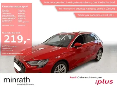 Brugt Audi A3 Advanced Plus 150 HK (110 kW) 2025 Rød Sedan