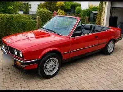 Brugt BMW 325 170 HK (125 kW) 1987 Rød Cabriolet