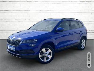 Gebraucht Skoda Karoq Ambition 150 PS (110 kW) 2021 Blau SUV