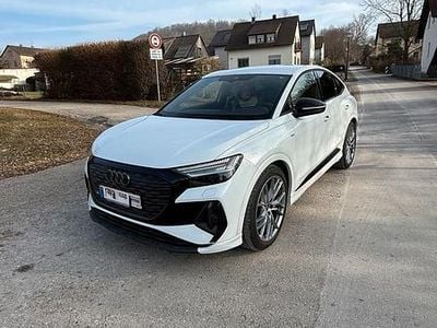Gebraucht Audi Q4 e-tron S-Line 219 kW (299 PS) 2023 Weiß SUV