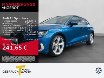 Gebraucht Audi A3 S-Line 110 PS (80 kW) 2022 Blau Limousine