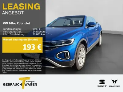 Gebraucht VW T-Roc Cabriolet Style 150 PS (110 kW) 2025 Blau Cabrio
