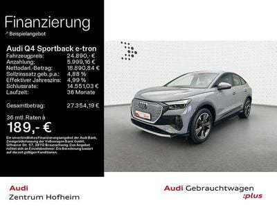 Gebraucht Audi Q4 Sportback e-tron Advanced Plus 150 kW (204 PS) 2022 Grau SUV