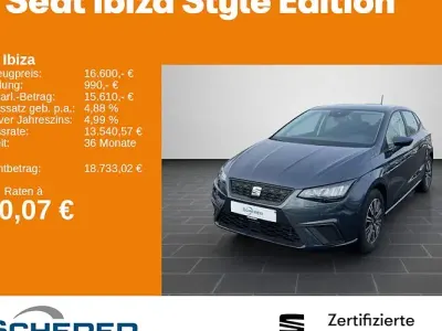 Używany Seat Ibiza Style 116 KM (85 kW) 2024 Szary Hatchback