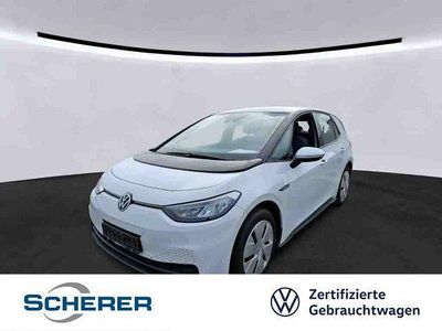 Gebraucht VW ID.3 Pro 107 kW (146 PS) 2022 Gletscherweiß metallic schwarz (metallic) Kleinwagen