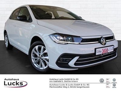 Gebraucht VW Polo Style 95 PS (69 kW) 2022 Weiß (pure white deep black perleffekt) Limousine