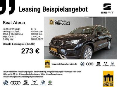 Neu Seat Ateca 150 PS (110 kW) 2026 Schwarz SUV