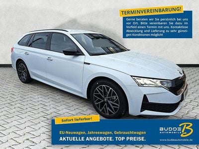 Moonweiß metallic Neu 2025 Skoda Octavia SportLine Kombi | 33.490 € (Guter Preis)