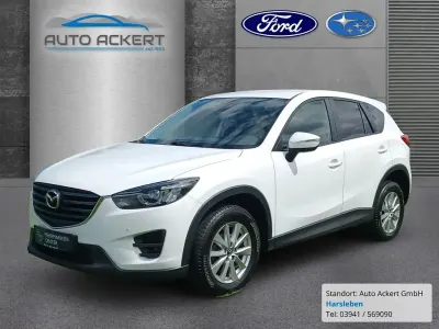Gebraucht Mazda CX-5 Exclusive-Line 150 PS (110 kW) 2016 Weiß SUV
