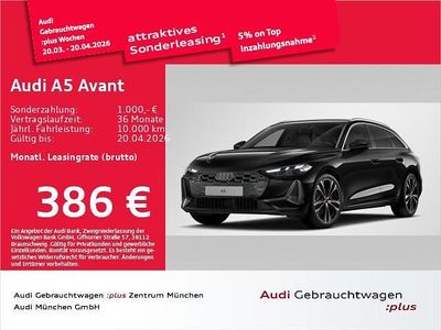Gebraucht Audi A5 Advanced 150 PS (110 kW) 2025 Schwarz Kombi