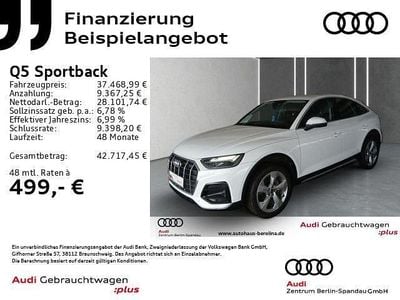 Gebraucht Audi Q5 Sportback Ambiente 204 PS (150 kW) 2023 Weiß SUV
