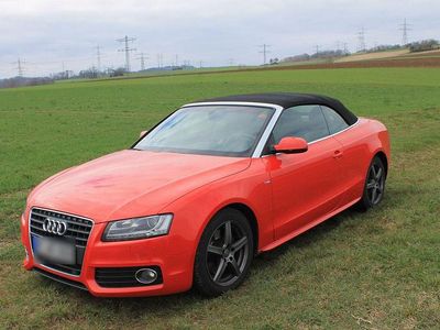 Gebraucht Audi A5 Cabriolet S-Line 211 PS (155 kW) 2009 Rot Cabrio