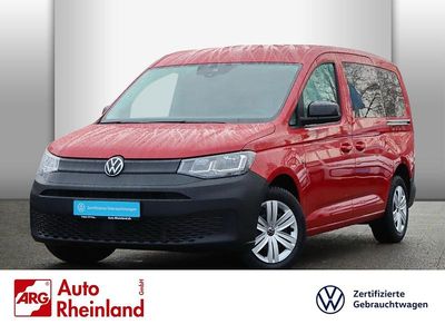 Gebraucht VW Caddy Maxi Basis 114 PS (83 kW) 2022 Rot Van / Kleinbus