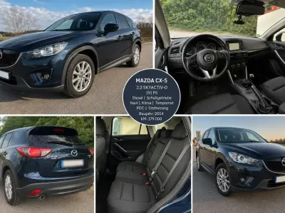 Gebraucht Mazda CX-5 150 PS (110 kW) 2014 Blau SUV