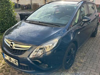 Gebraucht Opel Zafira Tourer Edition 140 PS (102 kW) 2012 Blau Van / Kleinbus