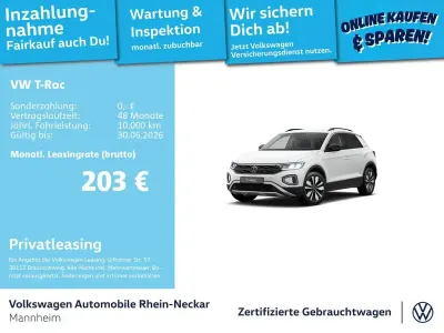 Usata VW T-Roc Goal 116 CV (85 kW) 2025 Bianco SUV