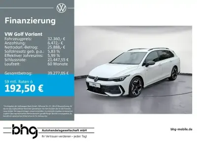 Gebraucht VW Golf VIII R-line 150 PS (110 kW) 2025 Weiß Kombi