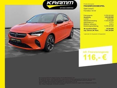 Gebraucht Opel Corsa-e Edition 100 kW (136 PS) 2021 Orange Kleinwagen