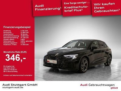Mythosschwarz metallic Gebraucht 2024 Audi S3 Basis Limousine | 41.920 € (Fairer Preis)