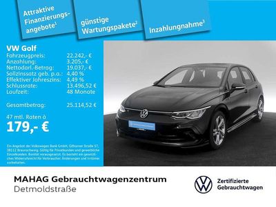 Gebraucht VW Golf VIII R-line 131 PS (96 kW) 2022 Schwarz Limousine