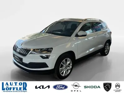 Gebraucht Skoda Karoq Clever 150 PS (110 kW) 2021 Weiß SUV