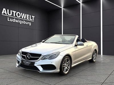 Usata Mercedes E250 AMG line 211 CV (155 kW) 2016 Argento Cabrio
