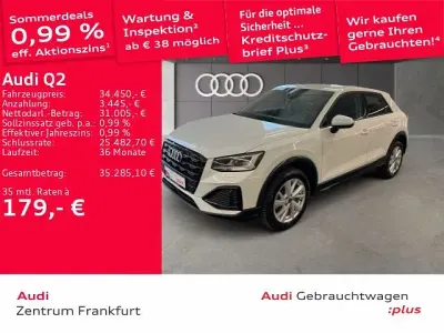 Gebraucht Audi Q2 Advanced Plus 190 PS (139 kW) 2025 Gletscherweiß metallic/gletsch SUV